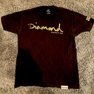DIAMOND supply co. Black tee